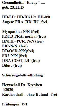 Gesundheit Kacey aus den Kristallhhlen